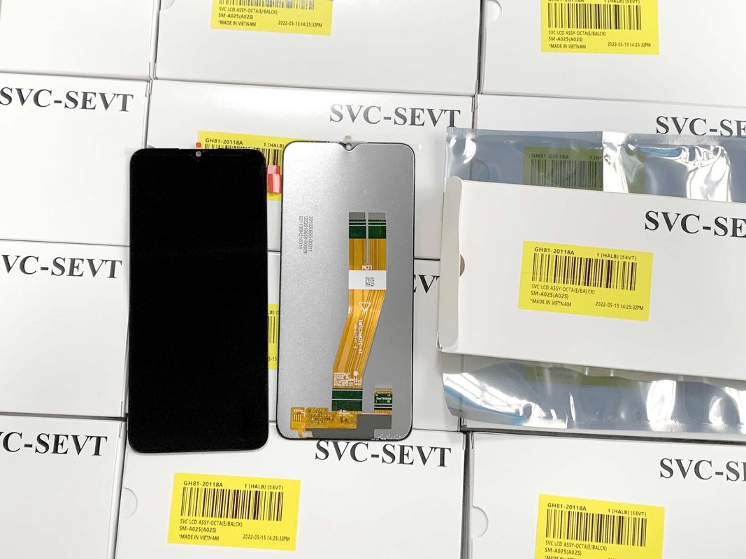 بيع بالجملة شاشة LCD عالية الجودة لـ  A02S 100% حزمة خدمة جديدة أصلية شاشة LCDS  A025