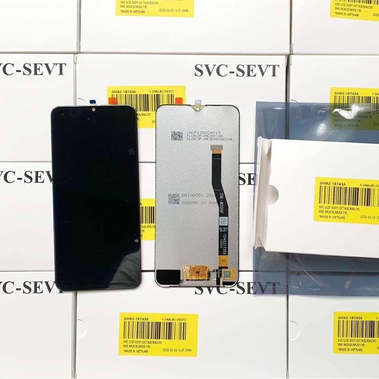 بيع بالجملة M20 LCD Pantalla لجهاز SAMAUNG M20 الهاتف المحمول الشاشة اللمسية  M205 100% أصل الحزمة الجديدة LCDS