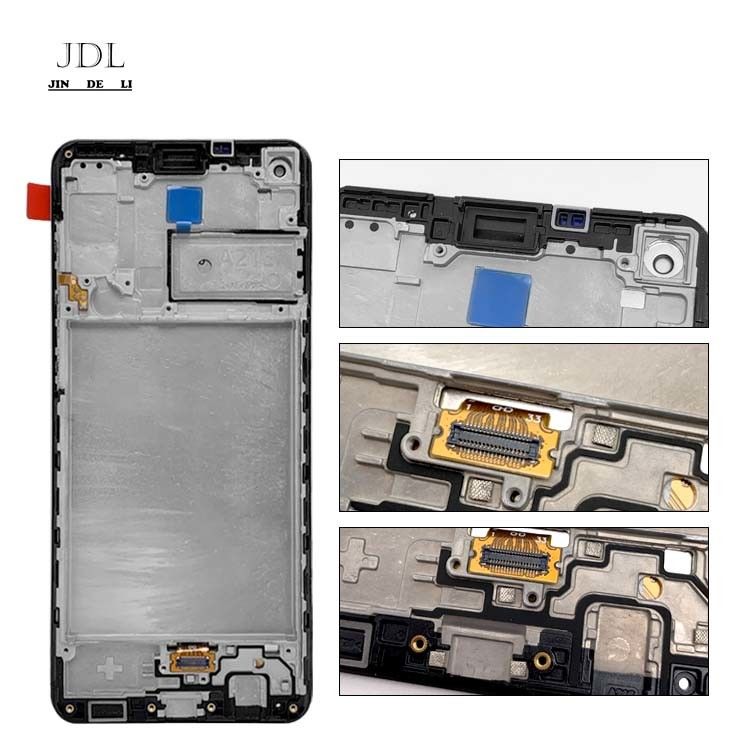 شاشة LCD A21S مع الإطار لـ  A21S حزمة خدمة جديدة أصلية شاشة LCDS  A217 شاشة شاشة الهاتف المحمول Pantalla