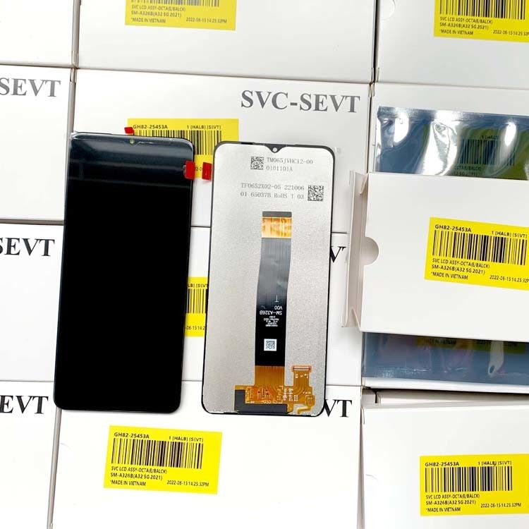 شاشة LCD A32 5G لجهاز سامسونج A326 الهاتف المحمول حزمة الخدمة شاشة LCDS شاشة  A326 الأصلية بشاشة لمس