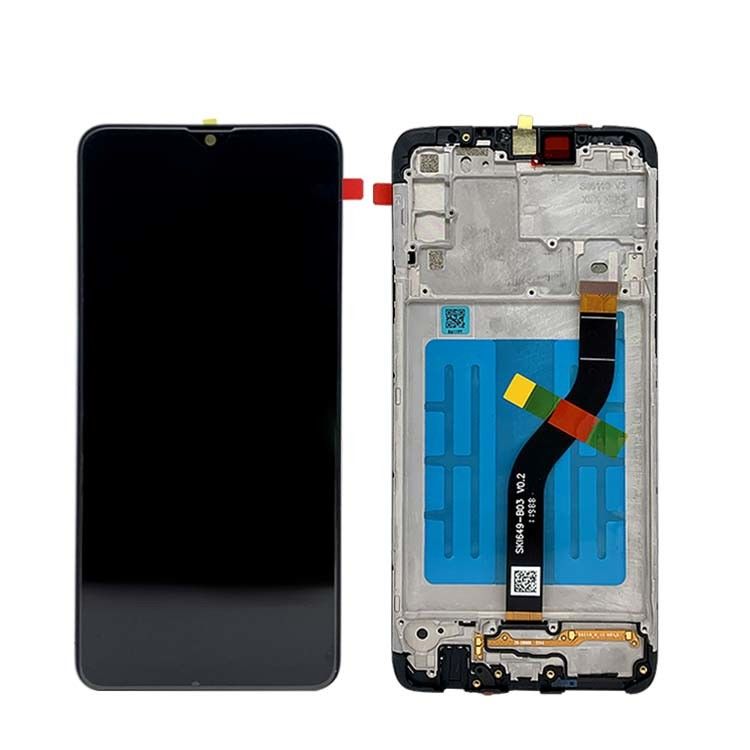A20S LCD lcd + Frame لـ  A20S حزمة الخدمة الأصلية LCDS Display  A207 شاشة الهاتف المحمول Pantalla