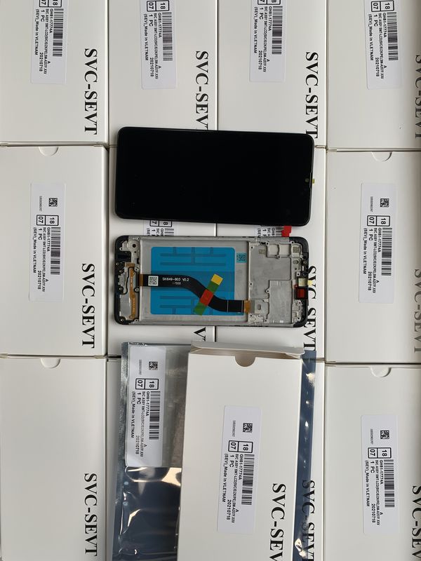 A20S LCD lcd + Frame لـ  A20S حزمة الخدمة الأصلية LCDS Display  A207 شاشة الهاتف المحمول Pantalla