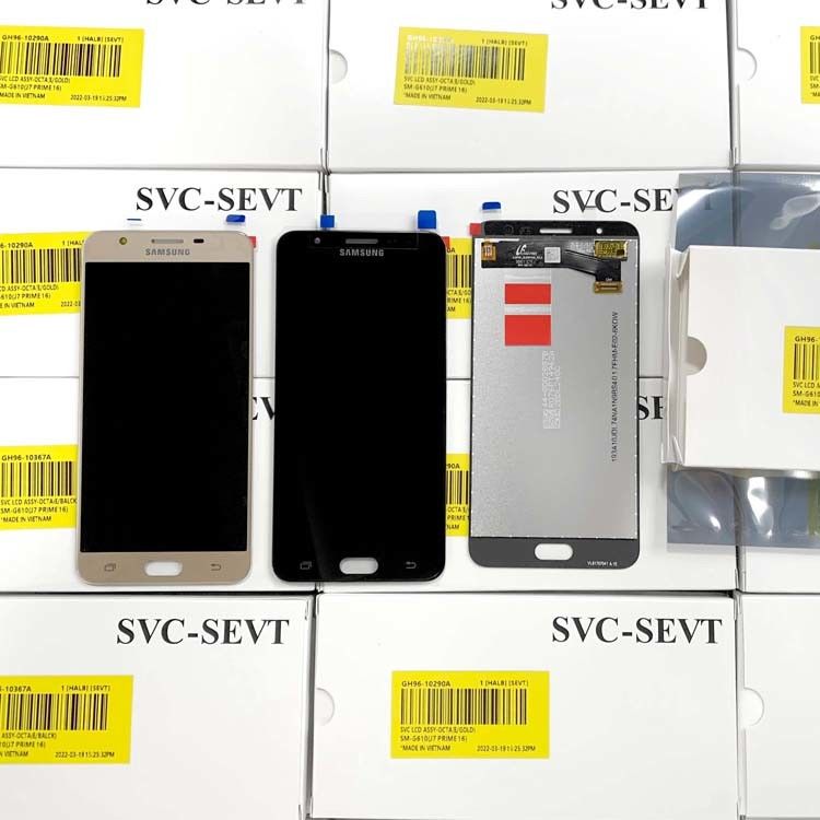 شاشة LCD J7 Prime لجهاز سامسونج j7 prime حزمة الخدمة الأصلية شاشة LCDS شاشة  G610 شاشة الهاتف المحمول