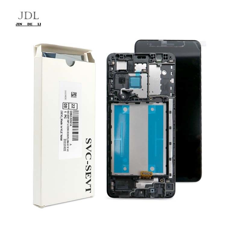 A013 شاشة LCD مع إطار لـ  A013 حزمة خدمة أصلية LCDS  A01 Core شاشة الهاتف المحمول Pantalla