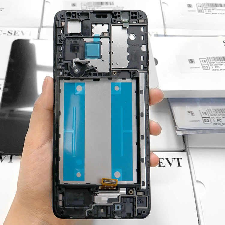 A013 شاشة LCD مع إطار لـ  A013 حزمة خدمة أصلية LCDS  A01 Core شاشة الهاتف المحمول Pantalla