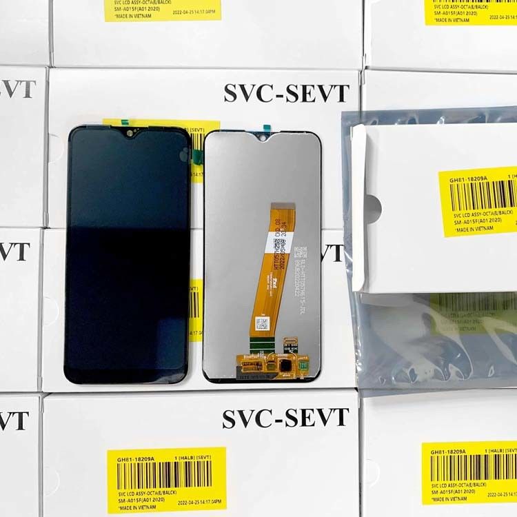 A01 LCD lcd For  A01 Wholesale Original Mobile Phone Screen Display Pantalla  A105 خدمة الحزمة LCDS اللمس