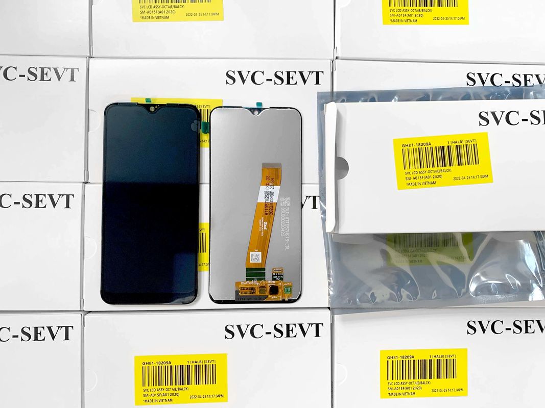 A01 LCD lcd For  A01 Wholesale Original Mobile Phone Screen Display Pantalla  A105 خدمة الحزمة LCDS اللمس