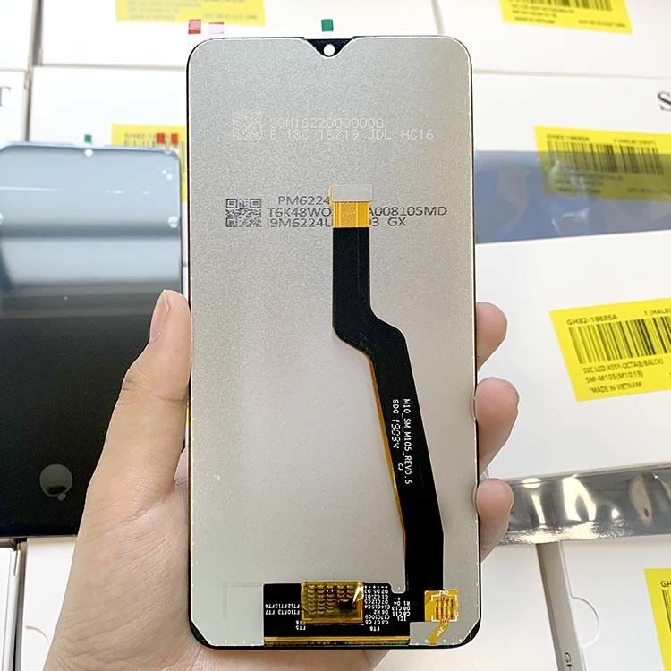 M10 شاشة LCD شاشة LCD شاشة Pantalla لسامسونج M10 حزمة خدمة أصلية LCDS  M105 الهاتف المحمول رقمن لمسة