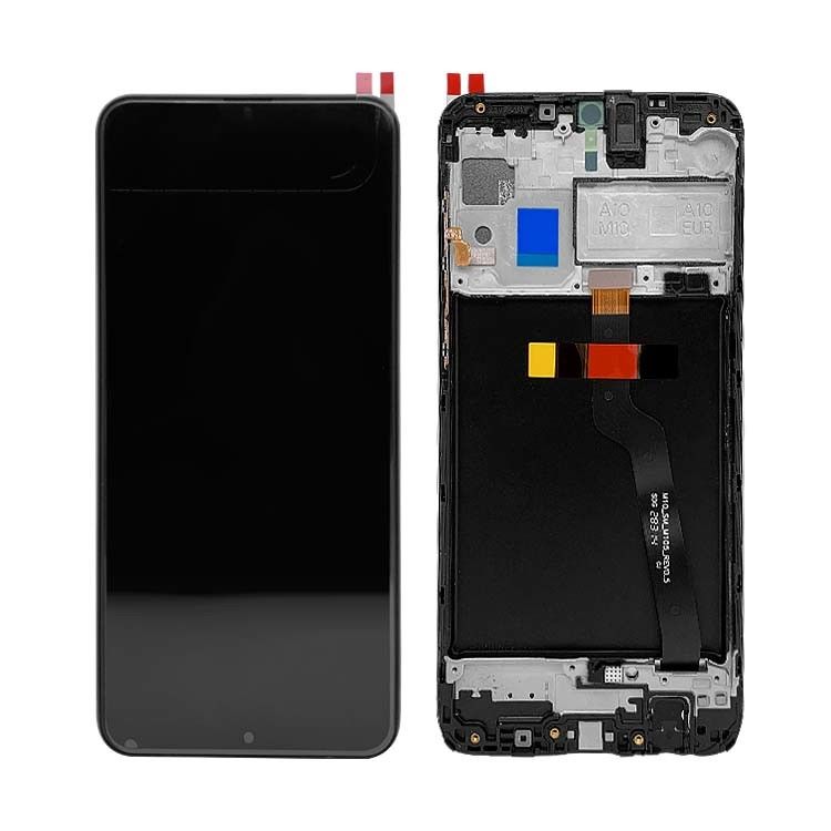 M10 LCD مع الإطار لجهاز سامسونج M10 الهاتف المحمول شاشة لمس غالاكسي M105 حزمة الخدمة الأصلية LCDS Pantalla