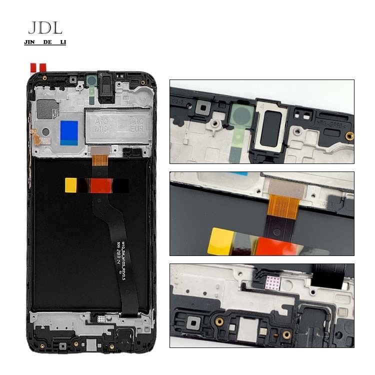 M10 LCD مع الإطار لجهاز سامسونج M10 الهاتف المحمول شاشة لمس غالاكسي M105 حزمة الخدمة الأصلية LCDS Pantalla