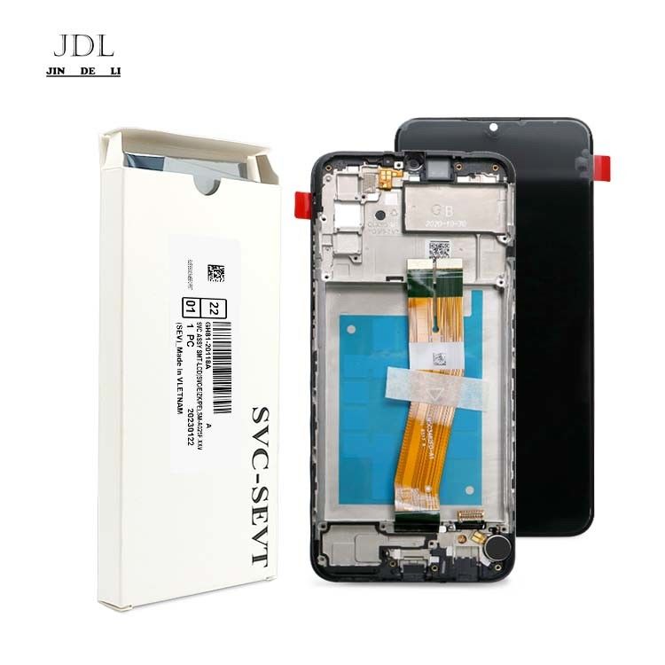 بيع بالجملة A02S LCD lcd مع الإطار لـ  A02S مصنع شاشة لمس شاشة عرض  A025 حزمة خدمة LCDS بنطال