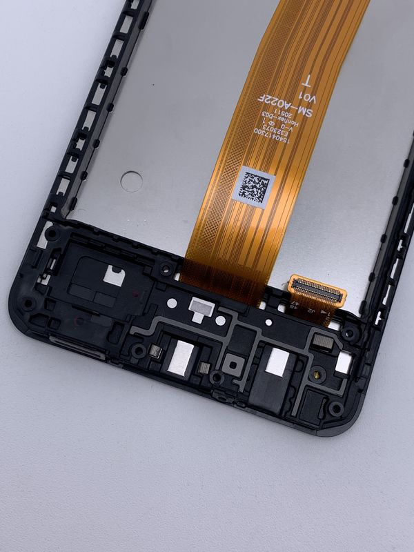 شاشة LCD A02 مع إطار لـ  A022 شاشة لمسة أصلية رقمية Pantalla  A02 حزمة خدمة LCDS