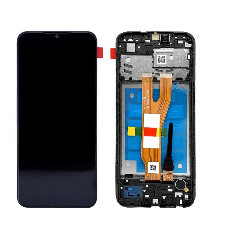 A03 أساسي شاشة LCD مع الإطار لسامسونج a03 أساسي حزمة الخدمة الأصلية LCDS غالاكسي A032 الهاتف المحمول Pantalla