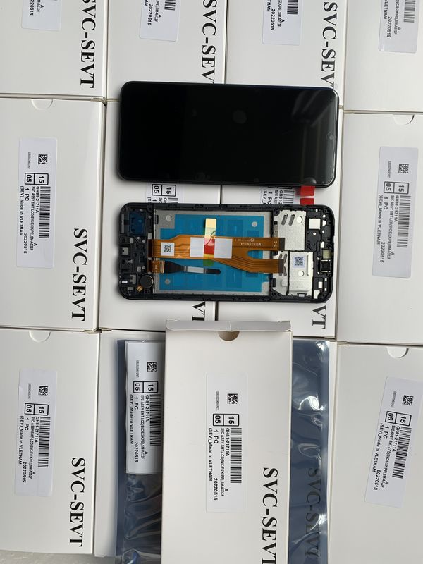 A03 أساسي شاشة LCD مع الإطار لسامسونج a03 أساسي حزمة الخدمة الأصلية LCDS غالاكسي A032 الهاتف المحمول Pantalla