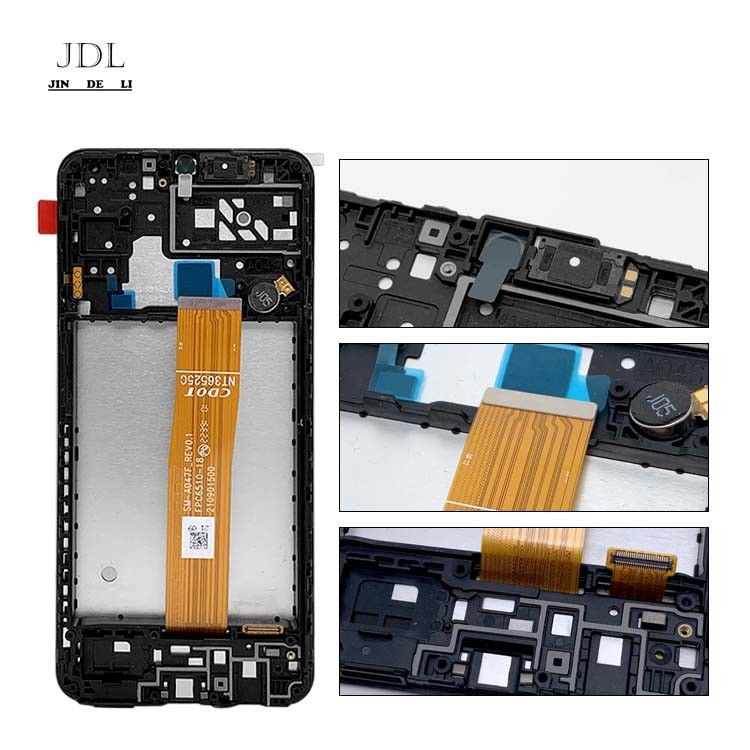 A04S LCD Lcd With Frame For  a04s حزمة خدمة أصلية LCDS  A047 شاشة شاشة الهاتف المحمول Pantalla