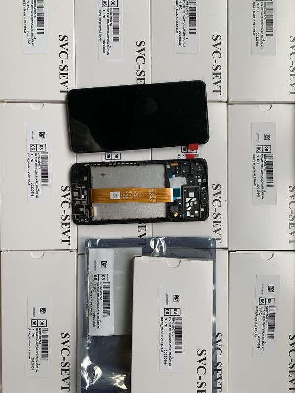 A04S LCD Lcd With Frame For  a04s حزمة خدمة أصلية LCDS  A047 شاشة شاشة الهاتف المحمول Pantalla