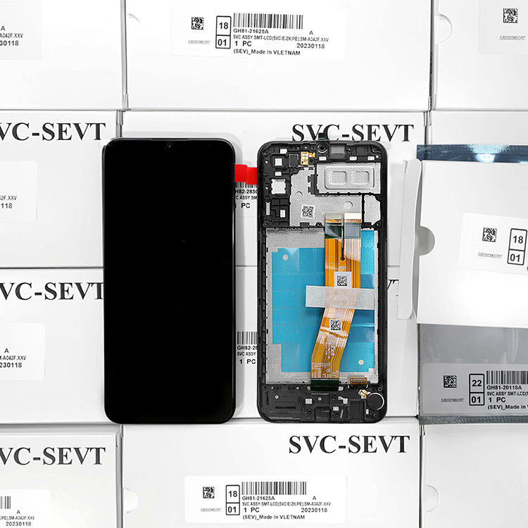 A04E LCD With Frame For  a04e حزمة خدمة جديدة أصلية شاشة LCDS  A04E شاشة الهاتف المحمول