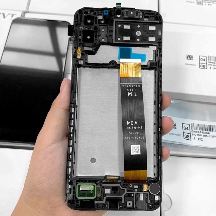 مصنع A135 شاشة LCD Pantalla ل سامسونج A13S أصل شاشة الهاتف المحمول Pantalla  A137 حزمة خدمة LCDS