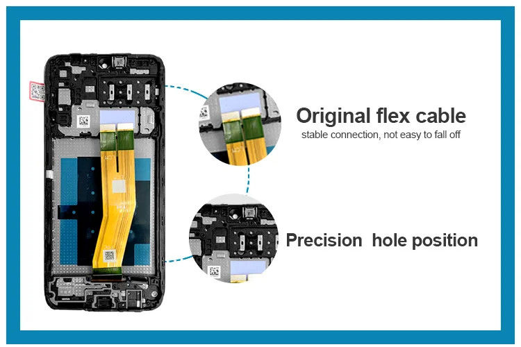A14 4G LCD مع الإطار لجهاز سامسونج A145P الهاتف المحمول اللمس Pantalla  A145R Service Pack شاشة LCDS