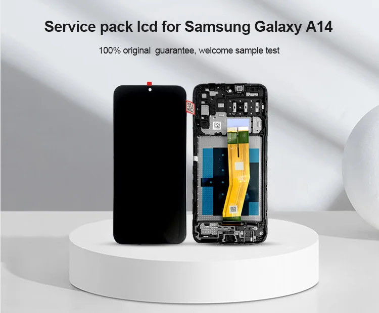 A14 4G LCD مع الإطار لجهاز سامسونج A145P الهاتف المحمول اللمس Pantalla  A145R Service Pack شاشة LCDS