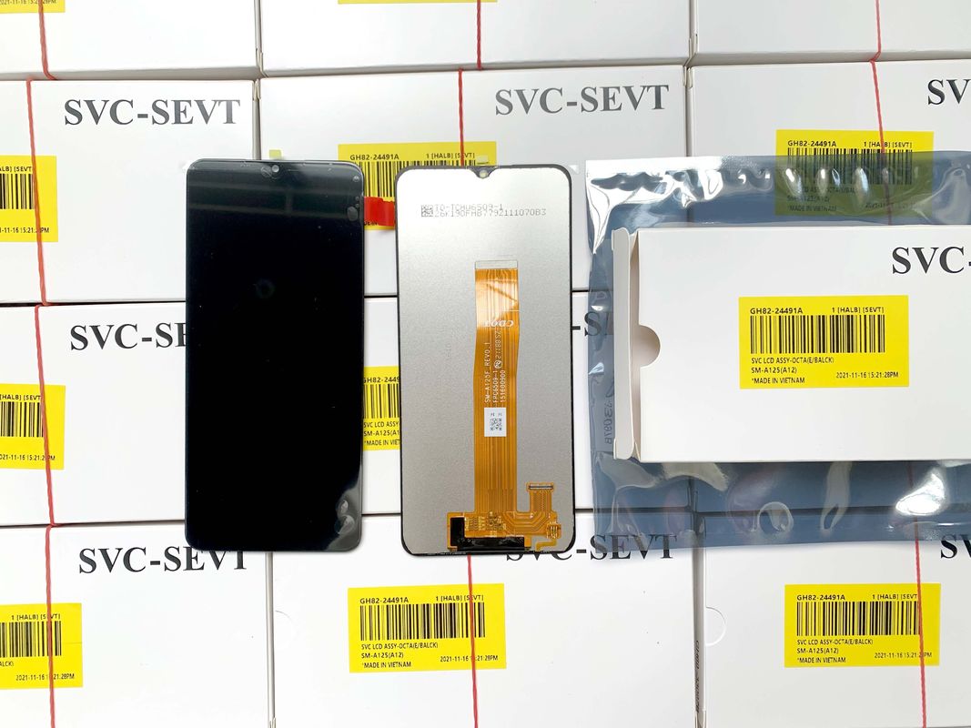 أسود A12 LCD استبدال للشاشة المحمولة الشحن بواسطة EMS FEDEX UPS DHL TNT