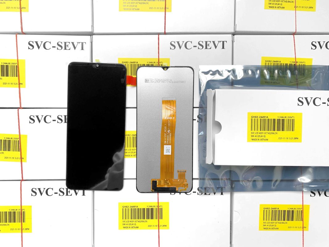 أسود A12 LCD استبدال للشاشة المحمولة الشحن بواسطة EMS FEDEX UPS DHL TNT