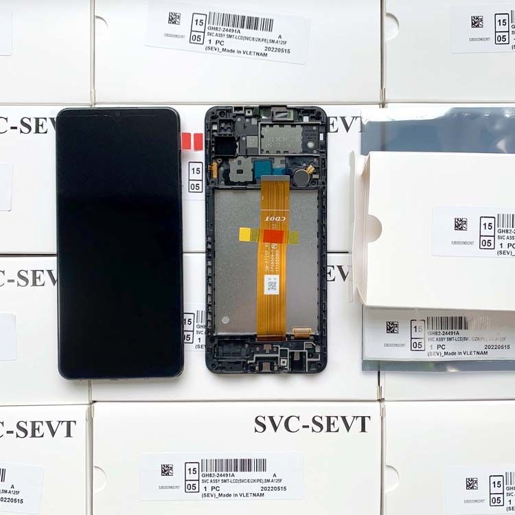 A12/A125 حزمة خدمة أصلية لجهاز LCD بدون إطار لجهاز   a04e