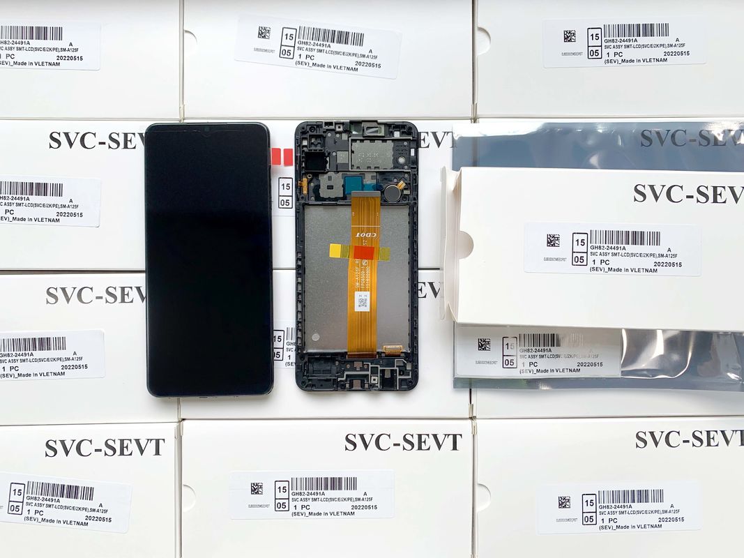 A12/A125 حزمة خدمة أصلية لجهاز LCD بدون إطار لجهاز   a04e