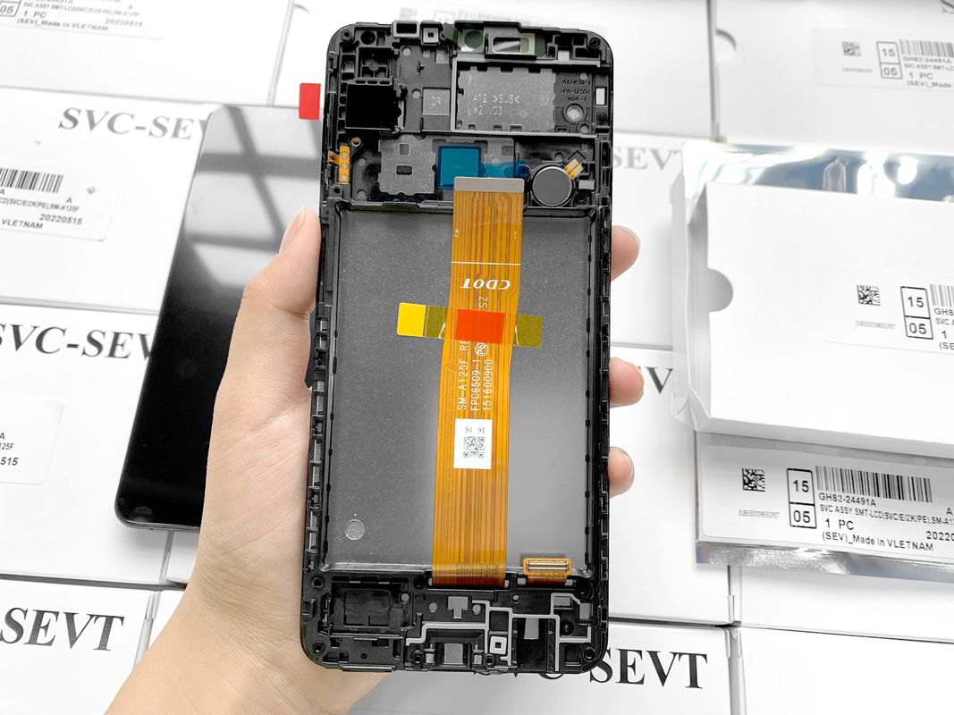 A12/A125 حزمة خدمة أصلية لجهاز LCD بدون إطار لجهاز   a04e