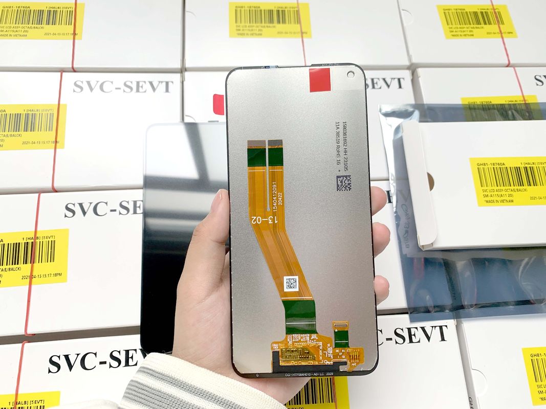 أصل 100% A11 / A115 شاشة LCD للهاتف المحمول لقطة خدمة شاشة سامسونغ