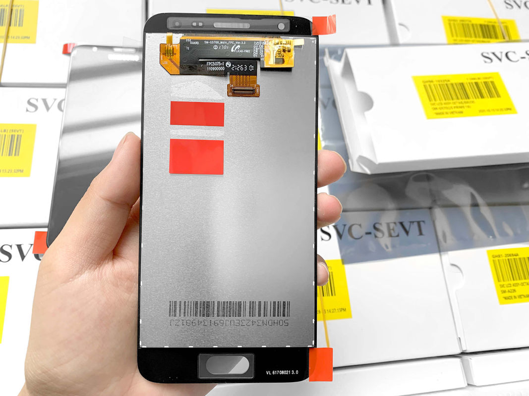 J5 Prime LCD Display LCD بدون إطار شعار مخصص طباعة التعبئة الخدمة نوع العرض  SCREEN LCD