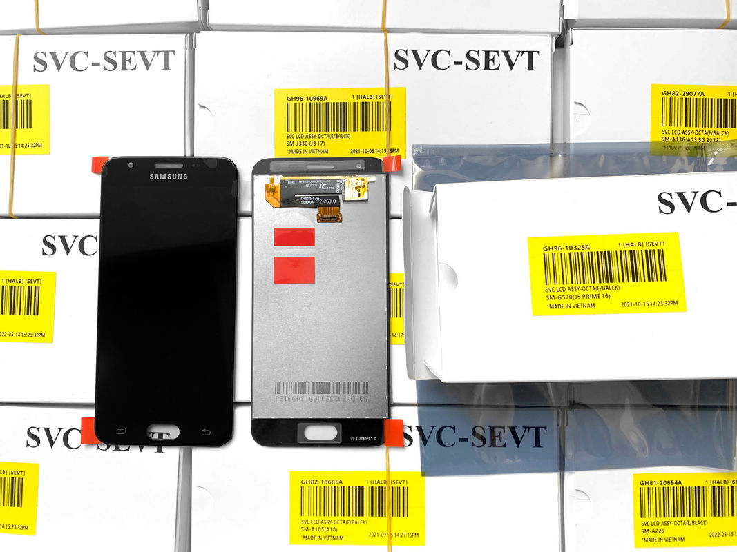 J5 Prime LCD Display LCD بدون إطار شعار مخصص طباعة التعبئة الخدمة نوع العرض  SCREEN LCD