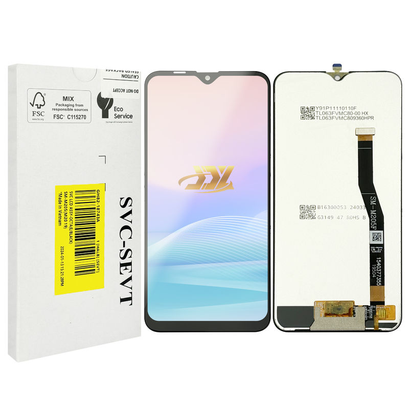 شاشة LCD بديلة أصلية تم اختبارها بنسبة 100% بشاشة LCD M20 LCD بشاشة لمسة شاشة الهاتف المحمول
