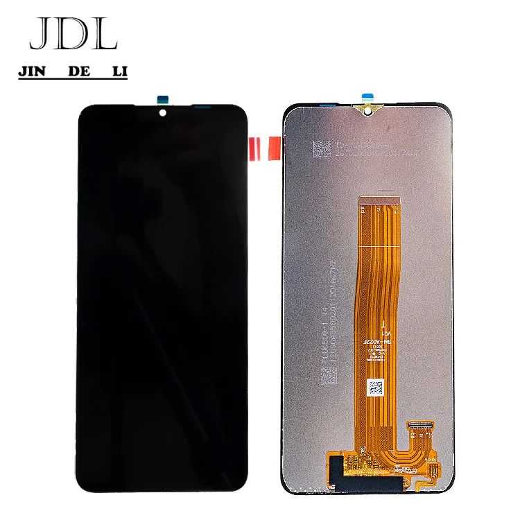 شاشة LCD ملونة سوداء استبدال MOQ 5 أجهزة ل A02S نموذج شاشة الهاتف المحمول