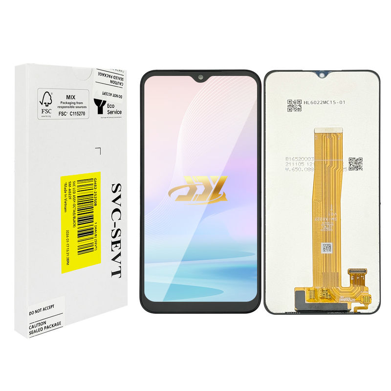 الهاتف المحمول A02 شاشة LCD استبدال 6.5 بوصة مع التباين العالي Svc شاشات الهاتف المحمول