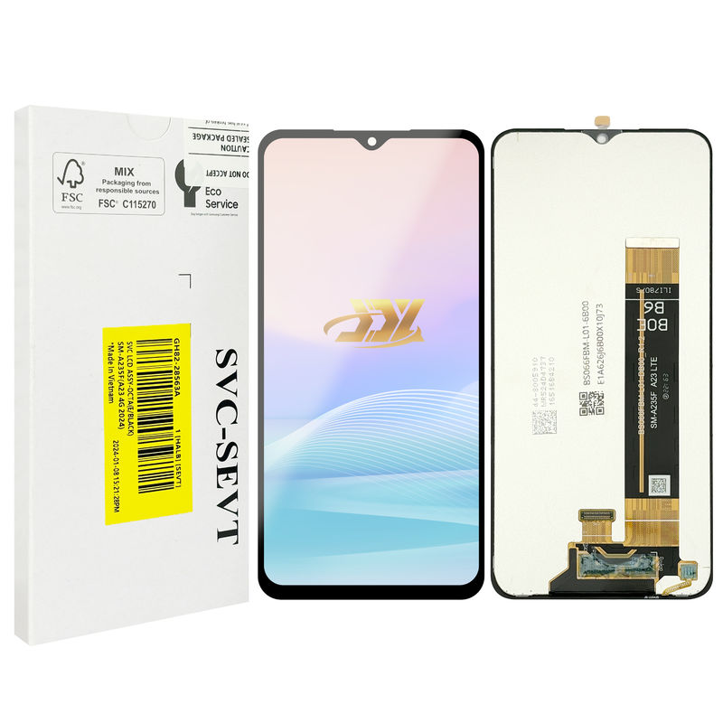 الهاتف الخلوي شاشة LCD a235 أساسي شاشة LCD لا إطار شاشة شاشة LCD سامسونج غالاكسي A235 حزمة الخدمة
