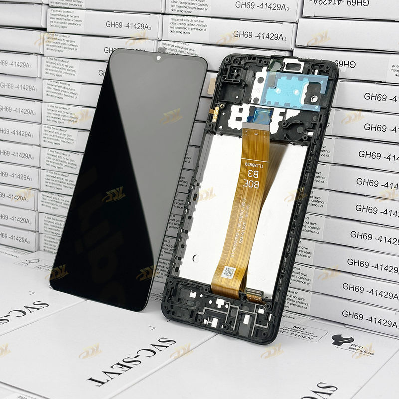 A127 lcd With Frame لـ  a127 حزمة خدمة جديدة أصلية شاشة شاشة هاتفية غالاكسي A12 Nacho Touch Pantalla
