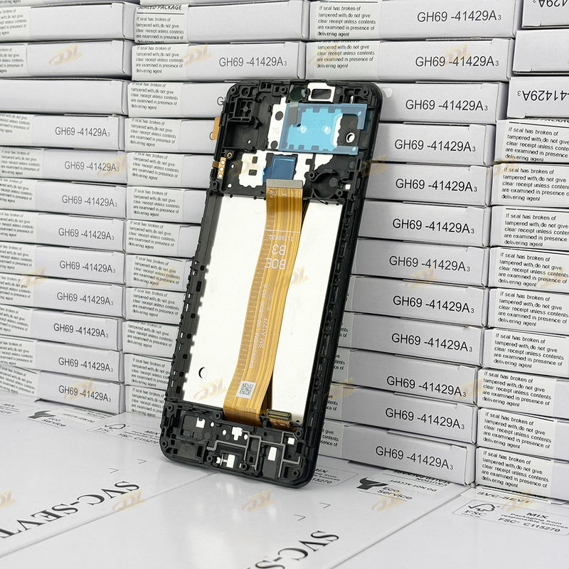 A127 lcd With Frame لـ  a127 حزمة خدمة جديدة أصلية شاشة شاشة هاتفية غالاكسي A12 Nacho Touch Pantalla