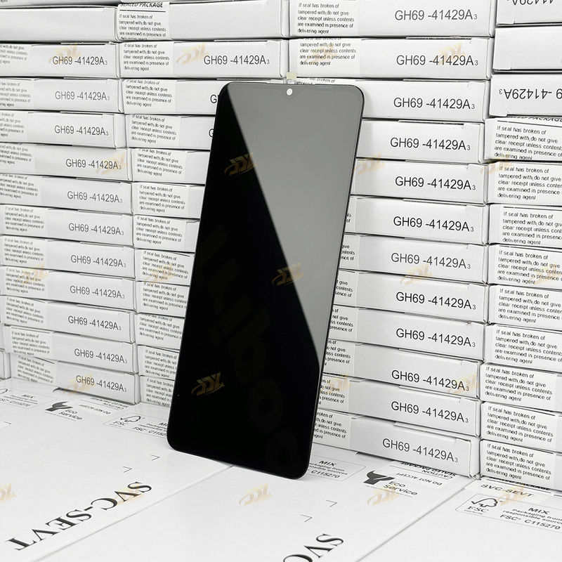 A125 LCD الأصلي Panatlla مع الإطار لـ  a125 حزمة الخدمة شاشة LCDS  A125 الهاتف المحمول شاشة لمس